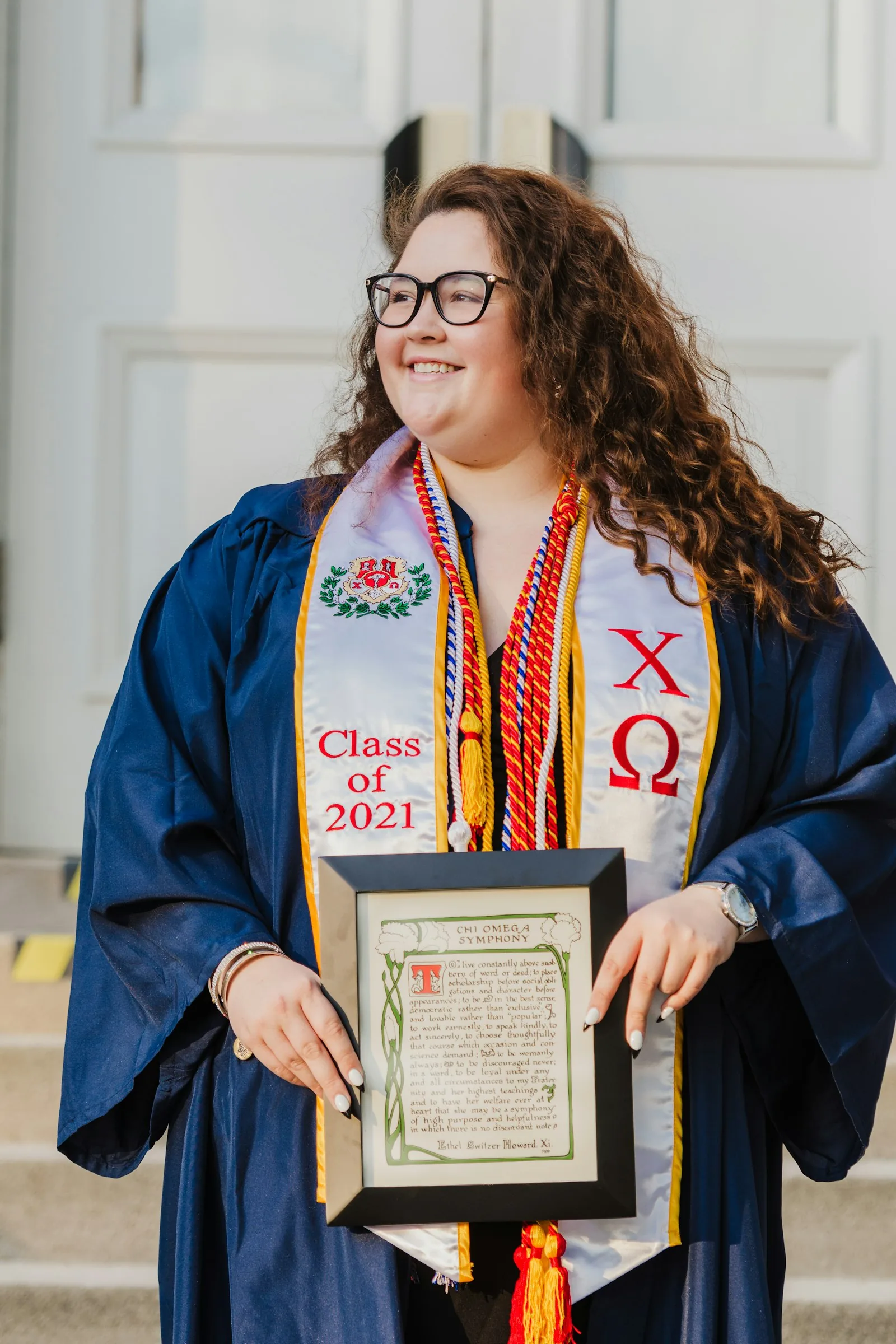 Graduate holding a certificate